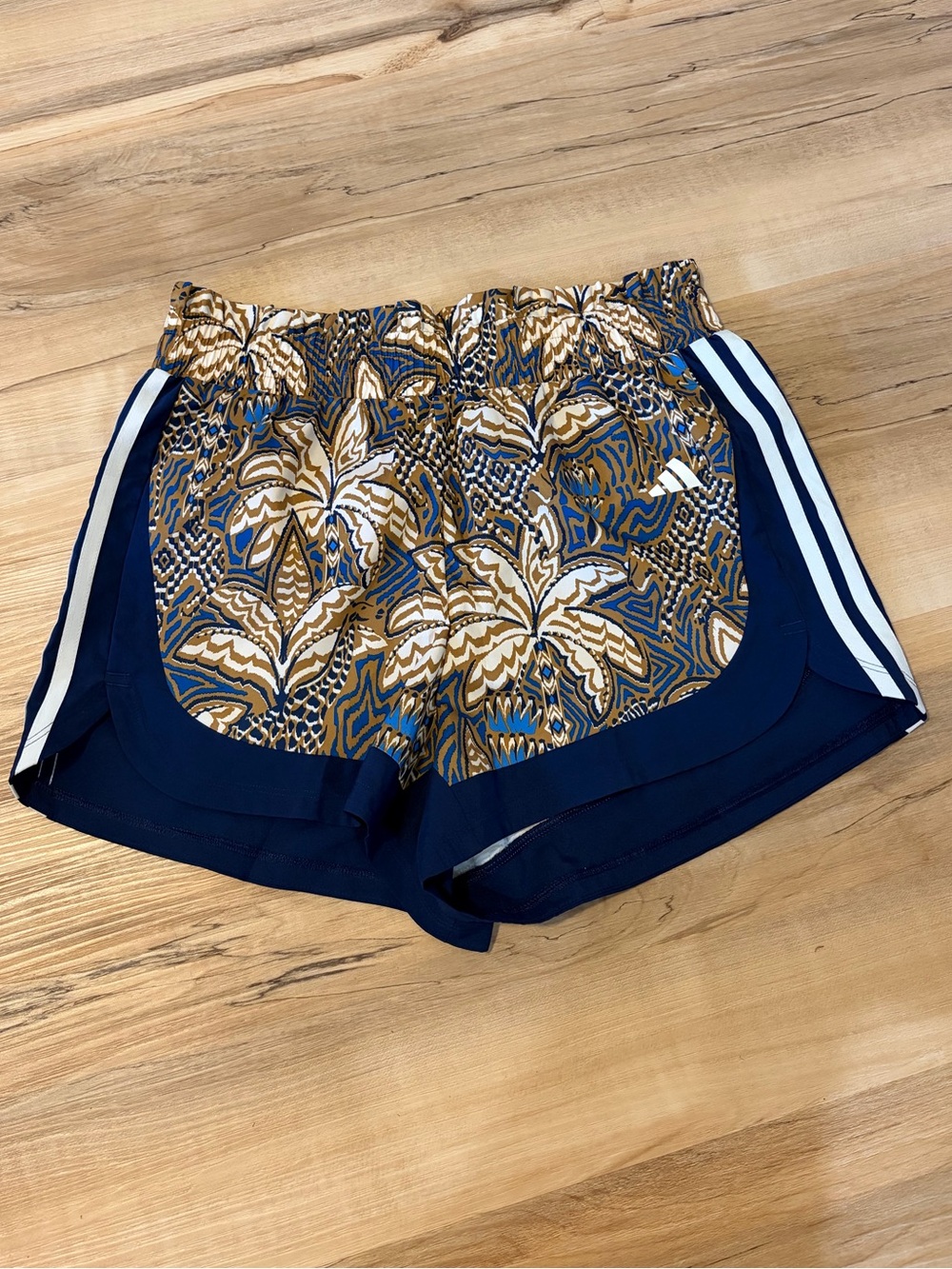 Adidas Floral Print Navy Shorts